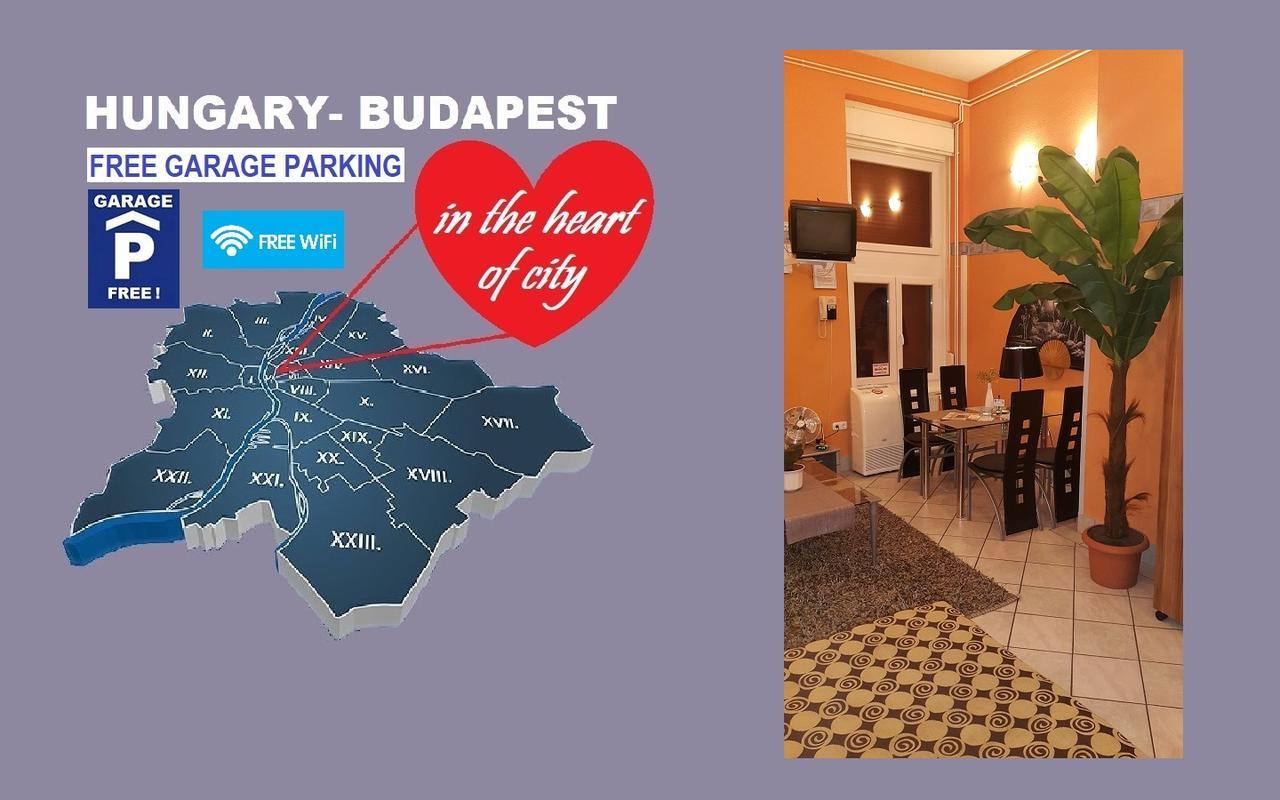 Apartment In The Center Of Budapest -Free Garage Parking Exterior photo